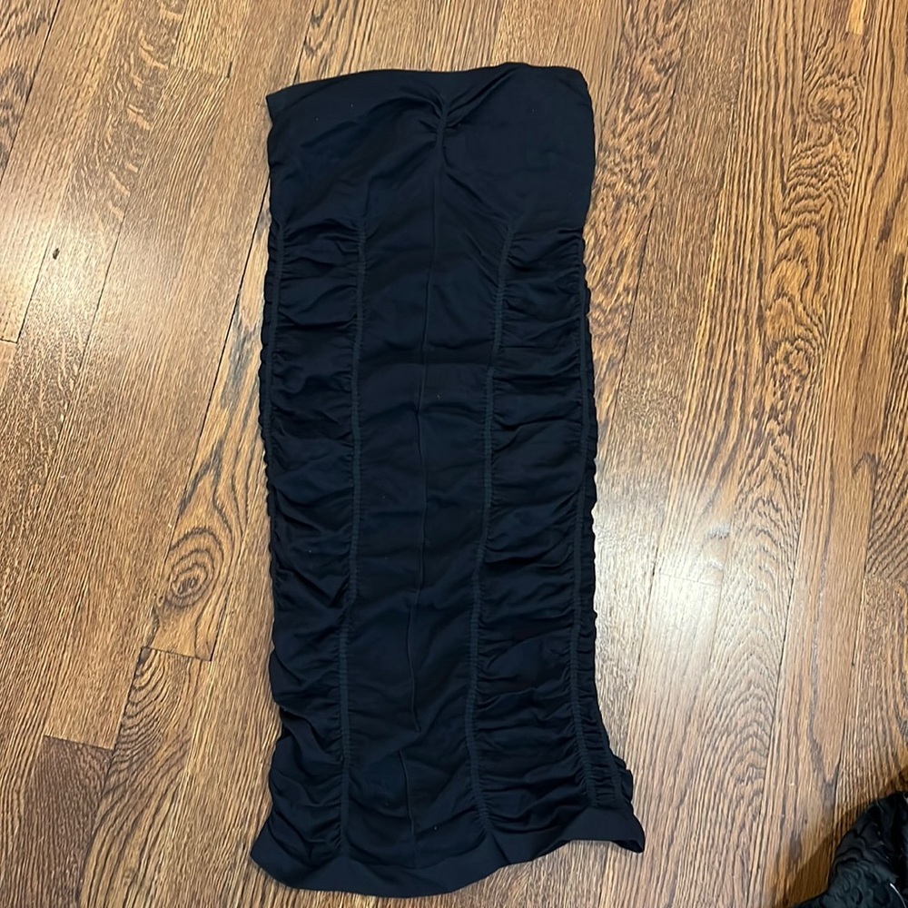 Bebe Spandex Strapless Dress